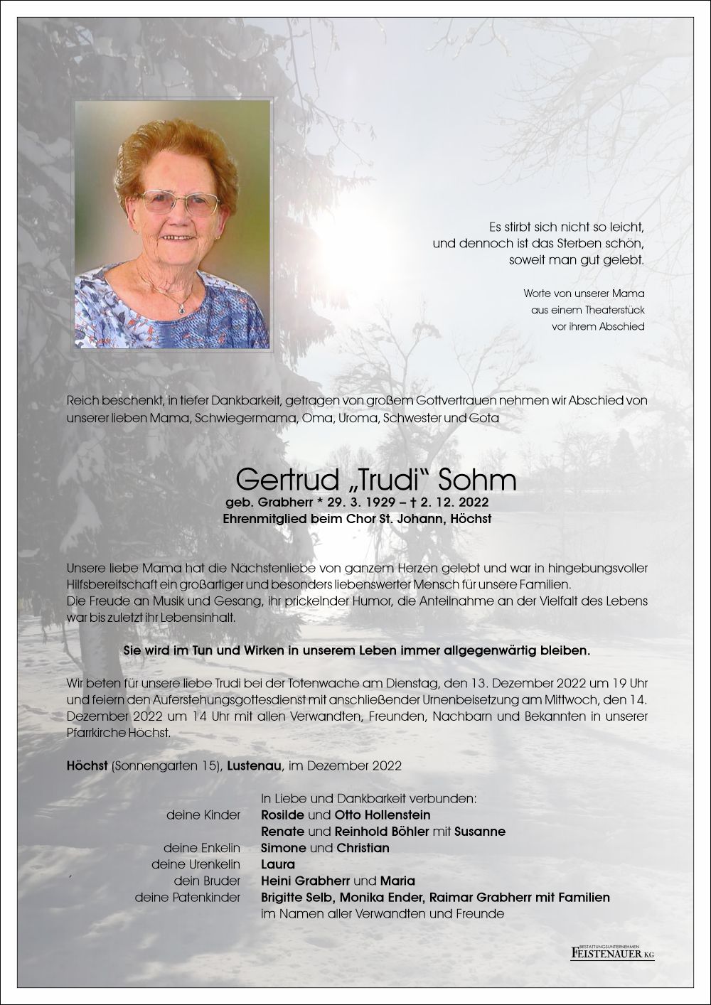 Gertrud "Trudi" Sohm